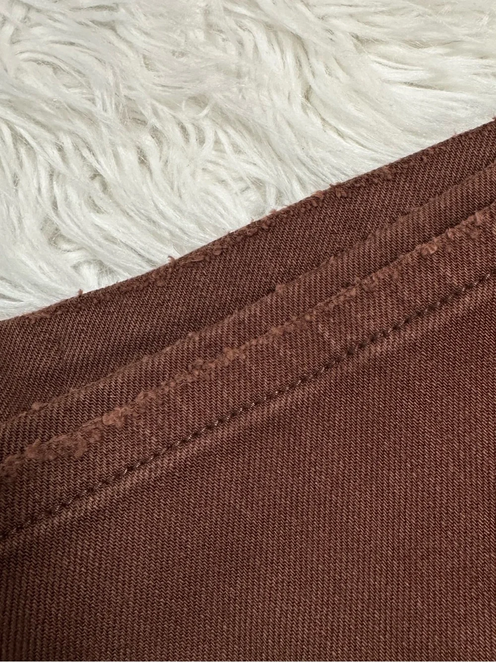Mica Los Angeles • Chocolate Brown Straight Leg Jeans